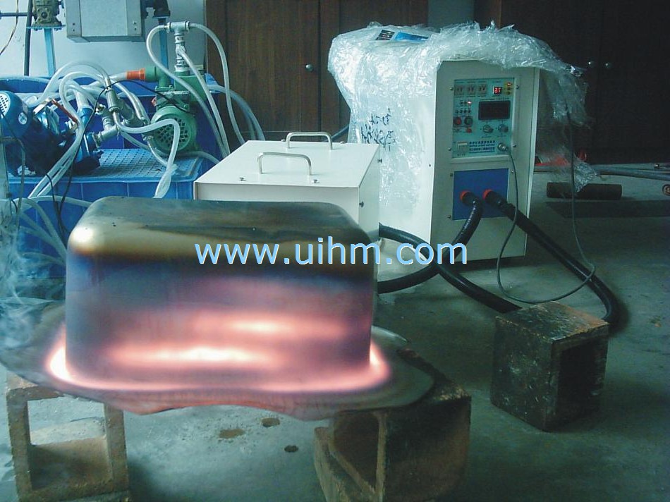 Alloy pot induction heat treatment