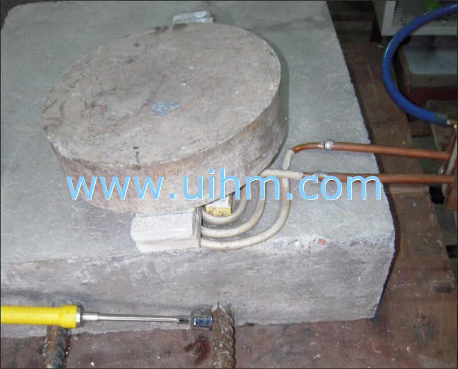 induction heating concrete mixed material