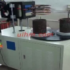 induction shrink fitting motor with rotating platform